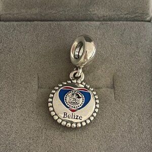 Pandora Belize Flag Exclusive Charm Pendant